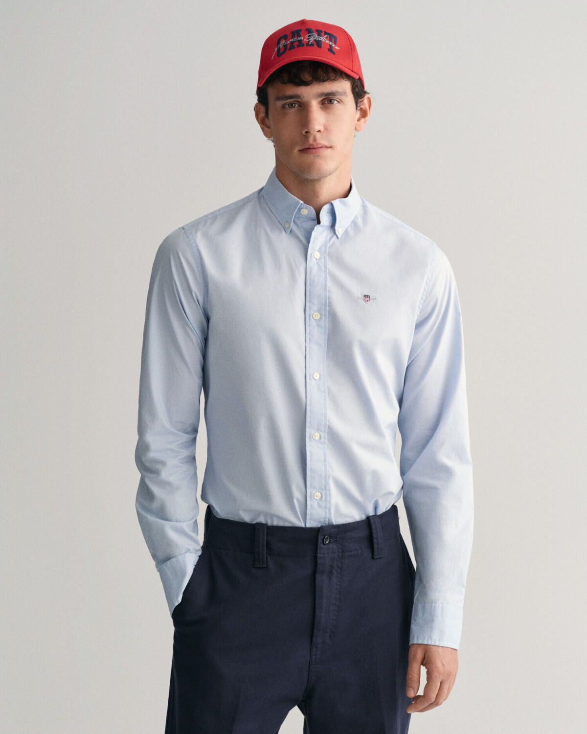 GANT Slim Fit Poplin Shirt (3000102) light blue