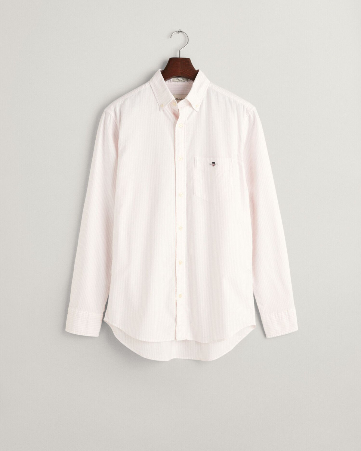 GANT Regular Fit Banker Stripe Oxford Shirt (3000230) light pink