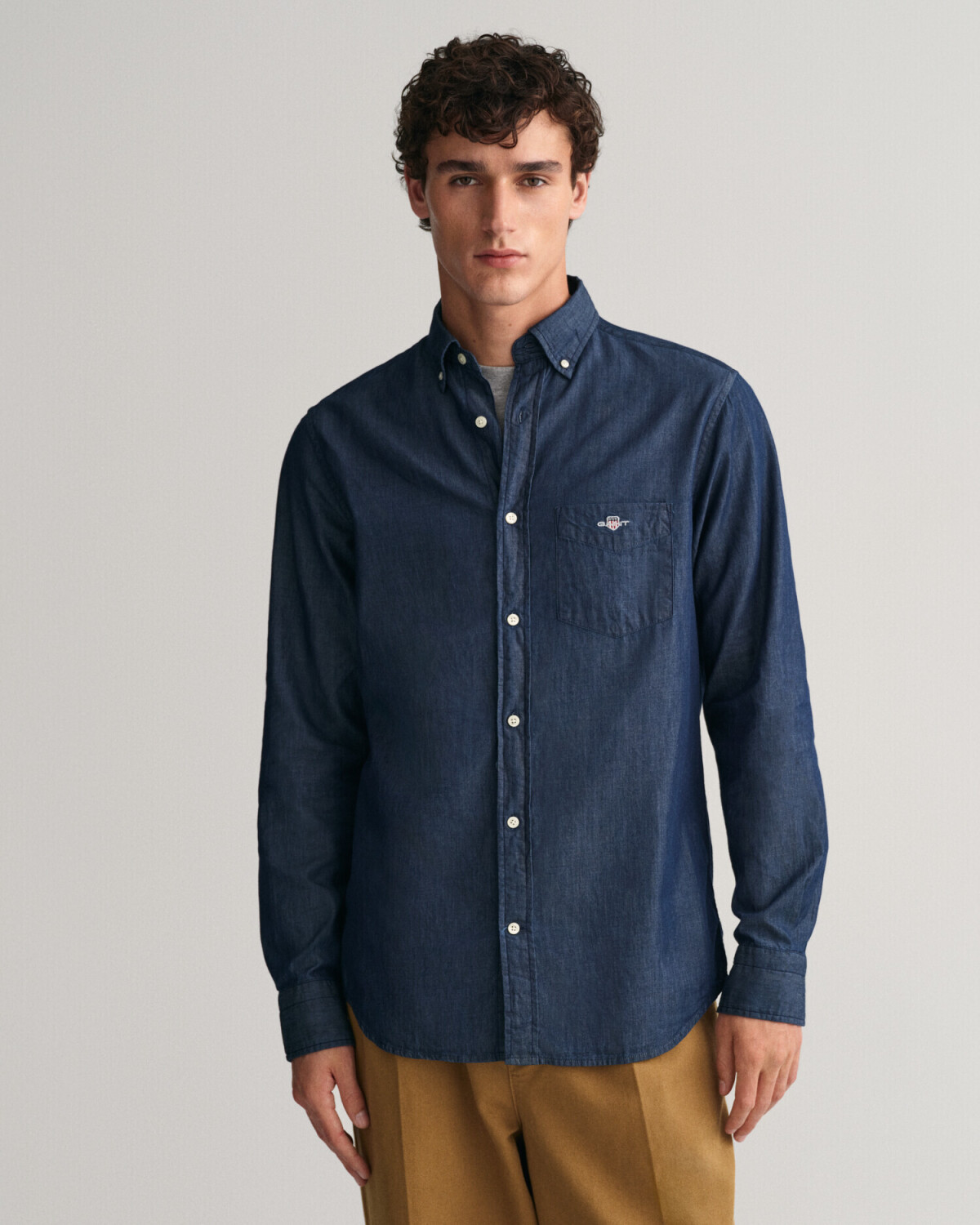 GANT Regular Fit Indigo Shirt (3000400) dark indigo