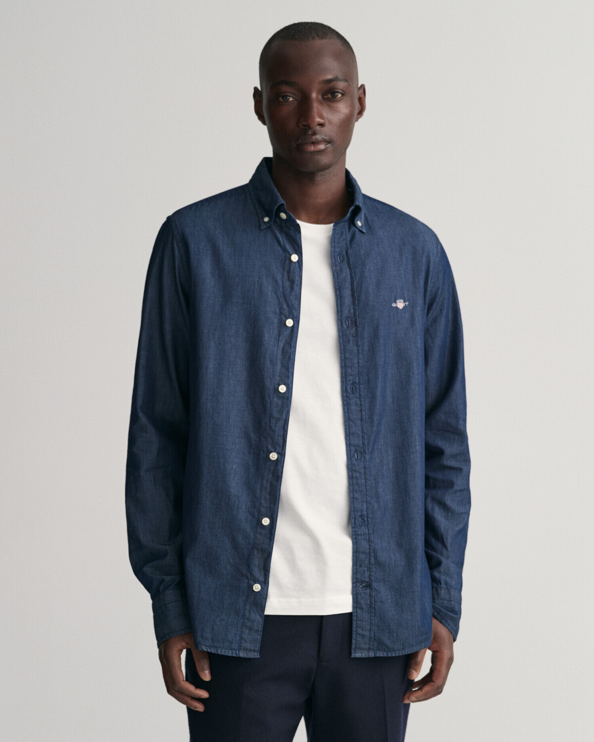 GANT Slim Fit Indigo Shirt (3000402) dark indigo