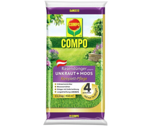 COMPO Rasendünger gegen Unkraut + Moos KomplettPflege 13,5 kg ab 69,98