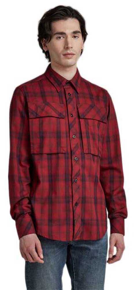 G-Star Navy Seal Regular Long Sleeve Shirt (D20167-D196-D409) red