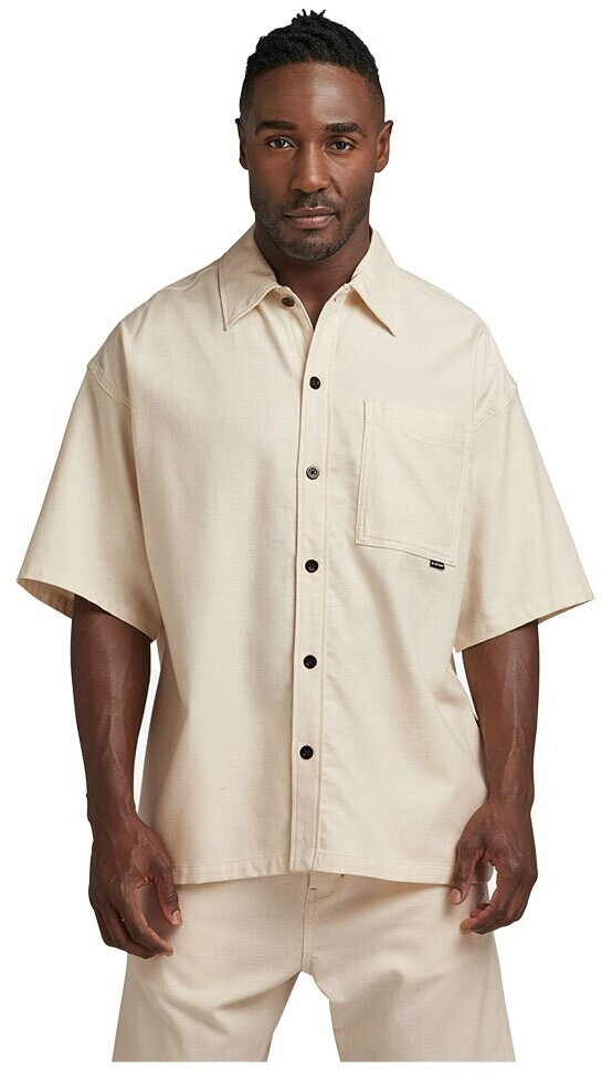 G-Star Boxy Fit Short Sleeve Shirt (D22949-D299-159) beige