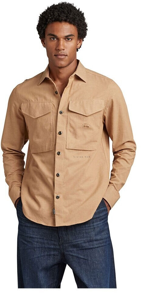 G-Star Cargo Regular Fit Long Sleeve Shirt (D22971-D187-3886) beige