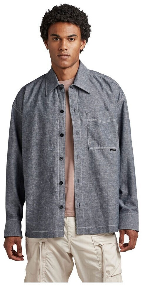 G-Star Boxy Fit Long Sleeve Shirt (D23007-D123-D851) grey