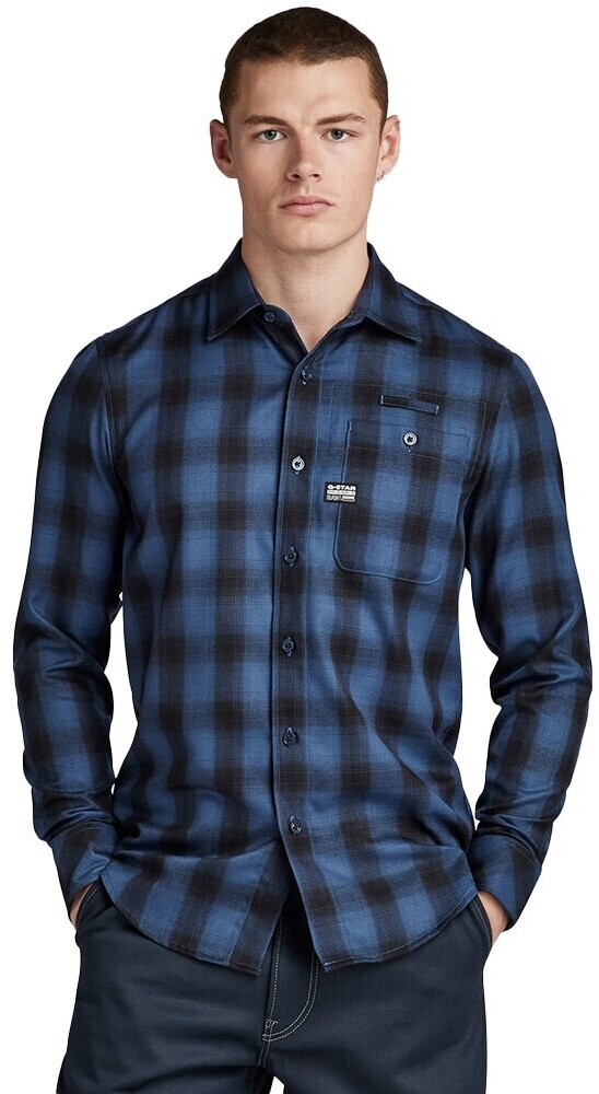 G-Star Bristum 20 Slim Fit Long Sleeve Shirt (D23553-D421-G127) blue