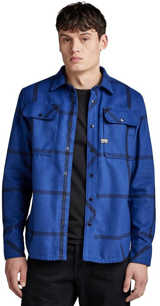 G-Star Cpo Regular Fit Long Sleeve Shirt (D23583-D402-G098) blue