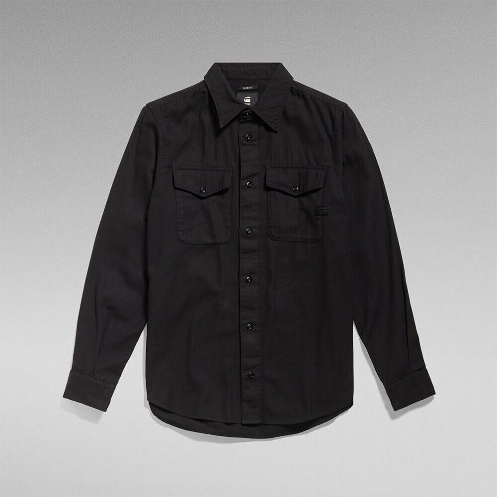G-Star Marine Long Sleeve Shirt (D20165-D454-B564) black