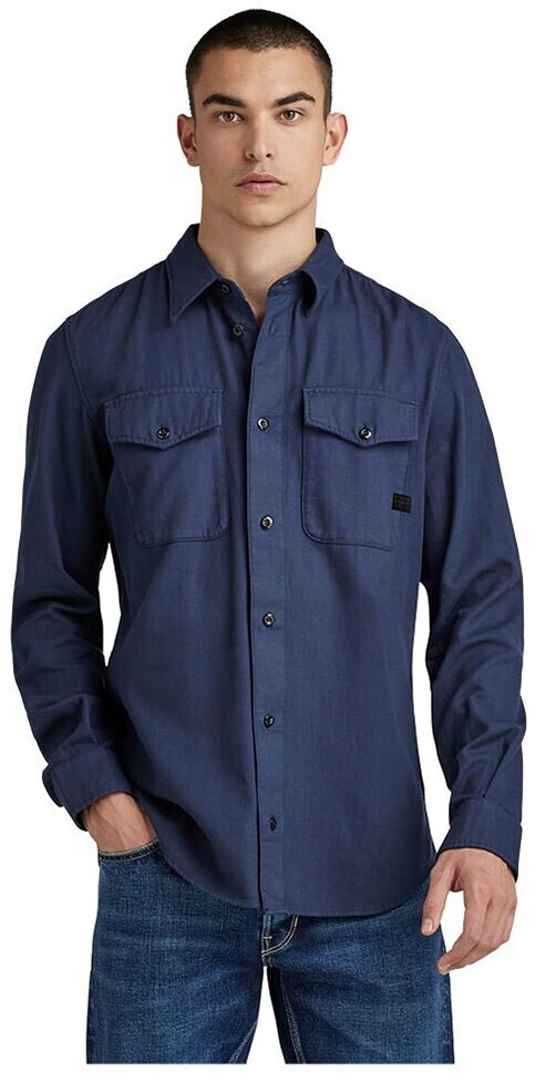 G-Star Marine Long Sleeve Shirt (D20165-D454-B597) blue