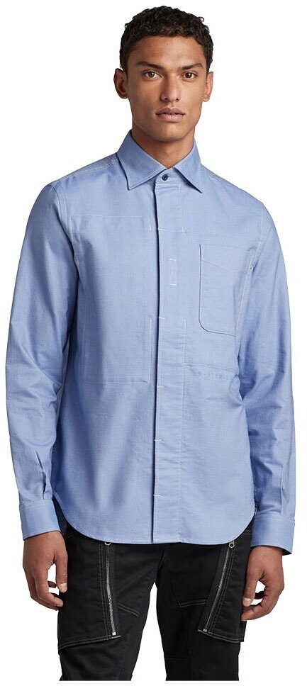 G-Star Secret Utility Regular Fit Long Sleeve Shirt (D21085-C895-D495) blue