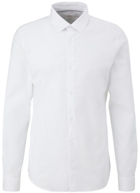 Trachtenhemd Herren Weiß Langarm - Slim Fit Kentkragen Für Oktoberfest & Freizeit