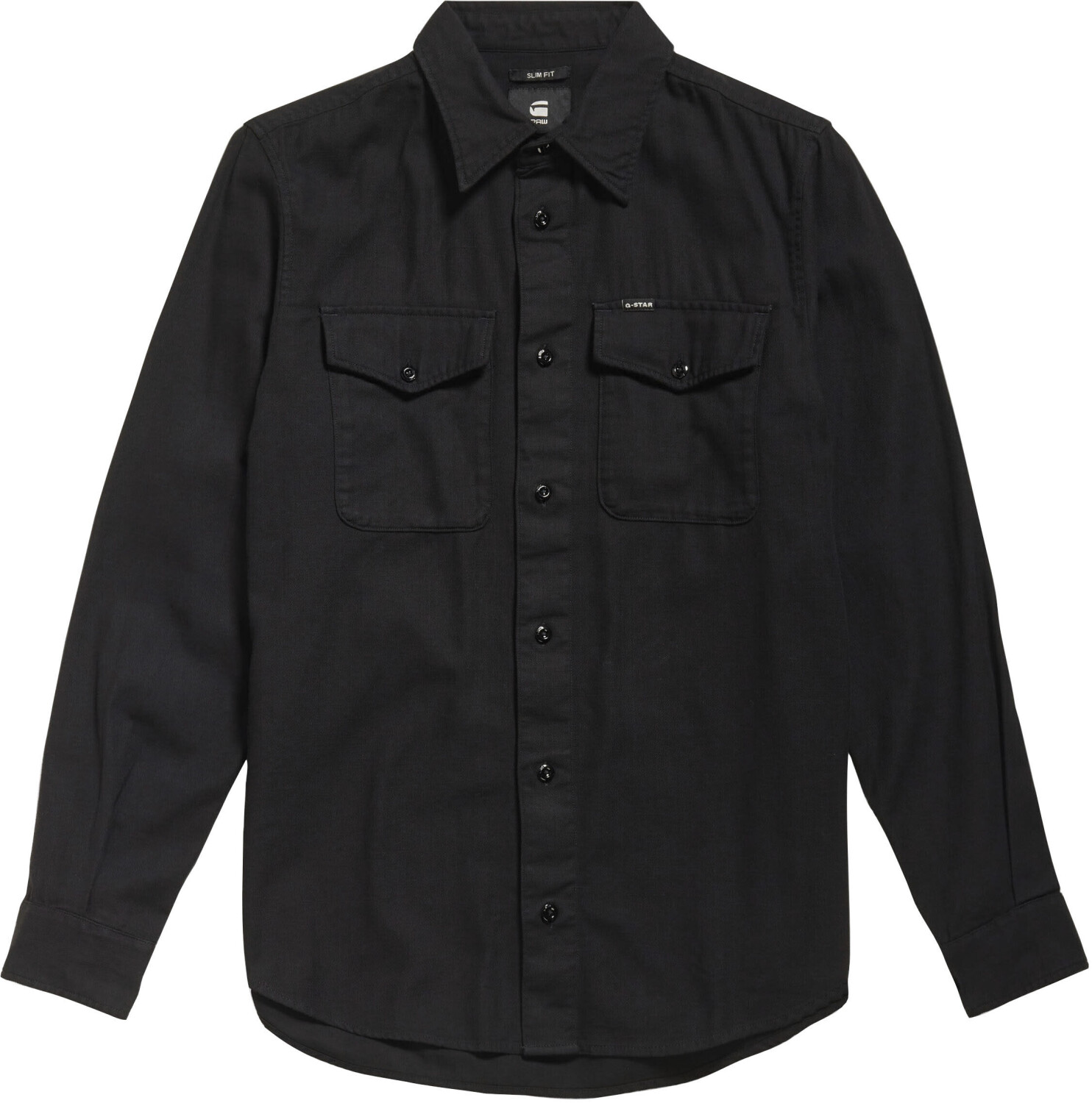G-Star Marine Slim Shirt (D24963-D454) dark black garment dyed