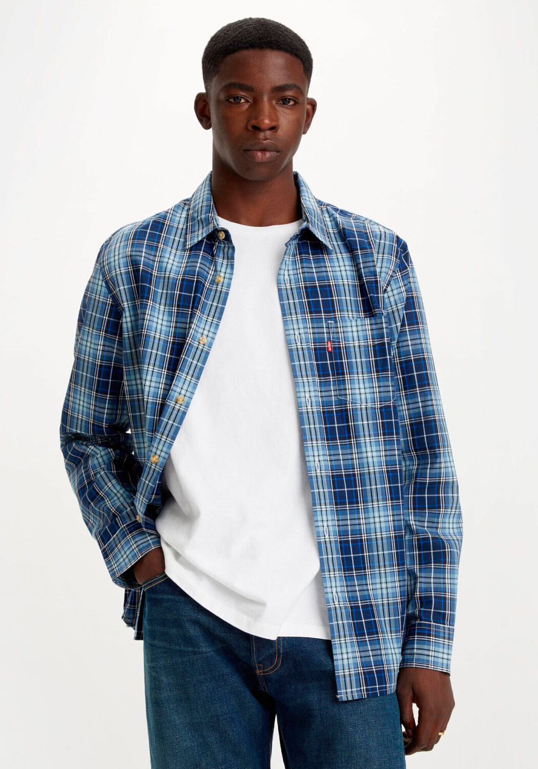 Levi's Sunset Pocket Standard Shirt (85746) emmett plaid bright
