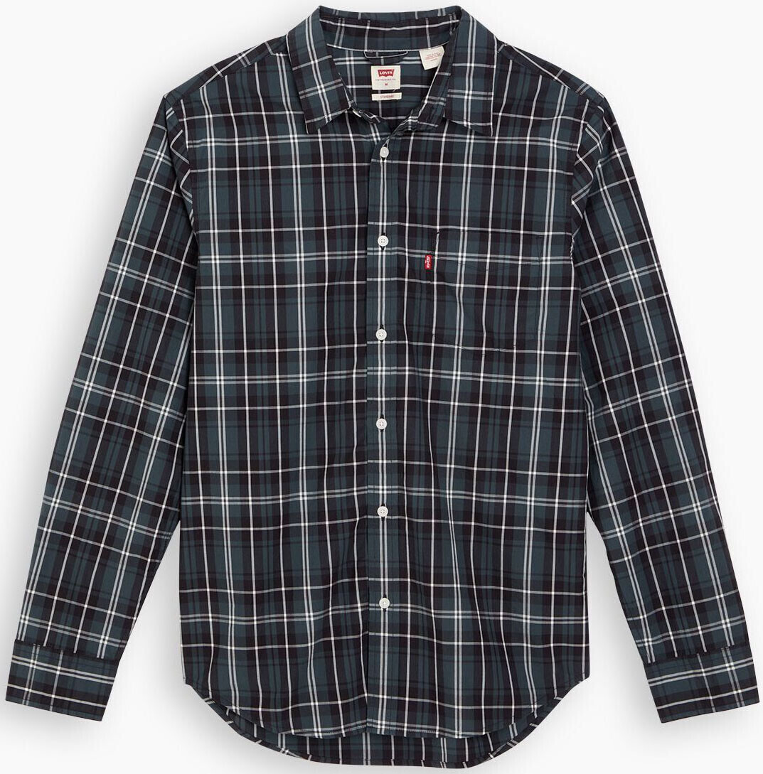 Levi's Sunset Pocket Standard Shirt (85746) dougie Plaid darkest spruce