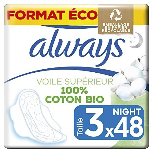 Always Ultra Cotton Protection Night (3 x 16 pcs)