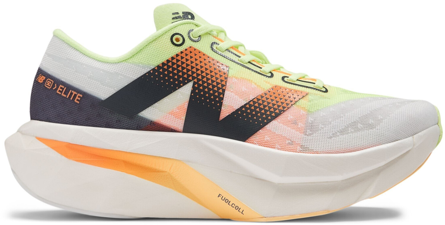 New Balance FuelCell SuperComp Elite v4 Women (WRCEL-LA4-B) white/bleached lime glo/hot mango