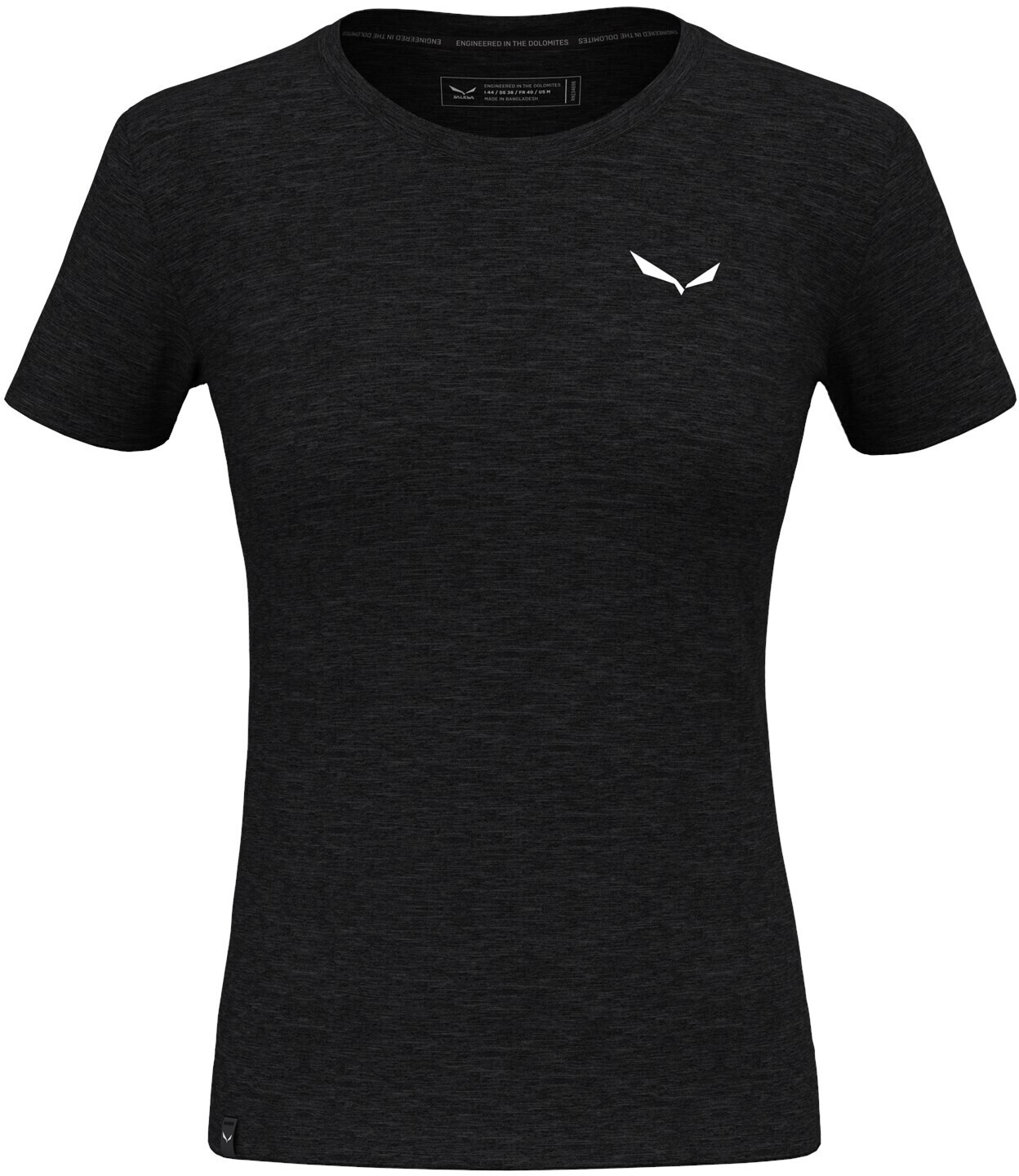 Salewa Eagle Minilogo Merino T-Shirt Women black black out