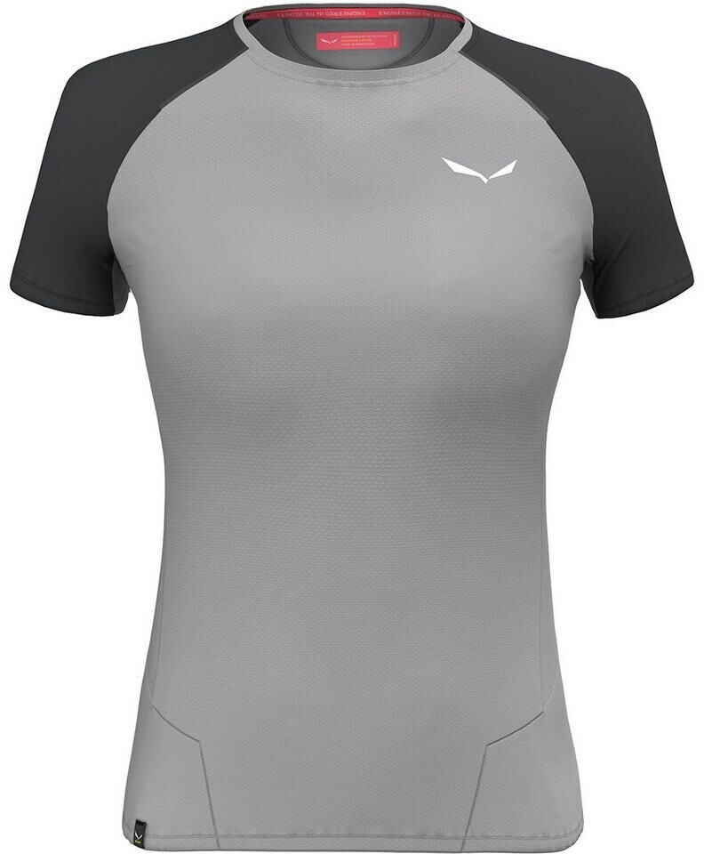 Salewa Pedroc Polartec Delta T-Shirt Women grey alloy/0910
