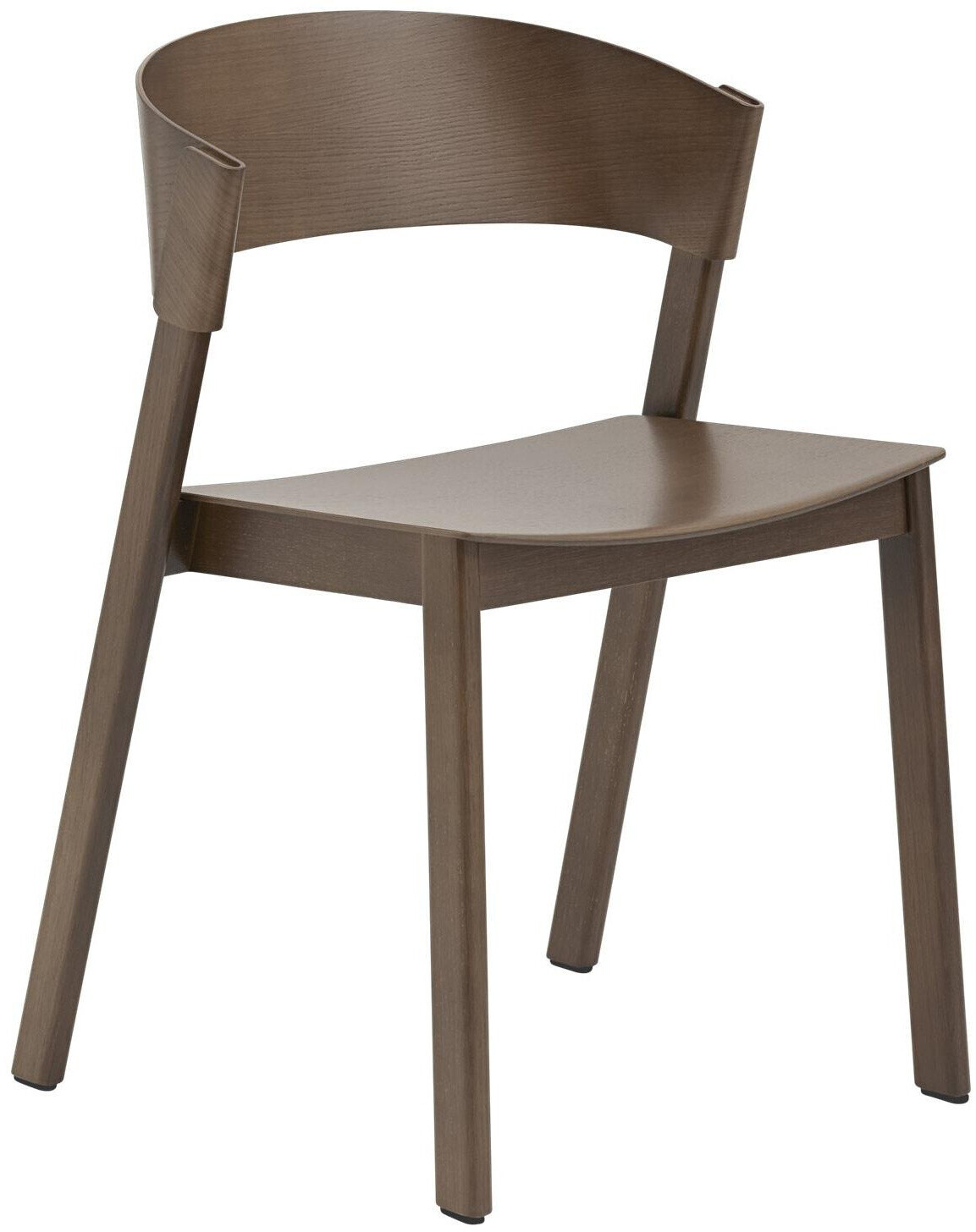 Muuto Cover Side Chair stained dark brown (33005)