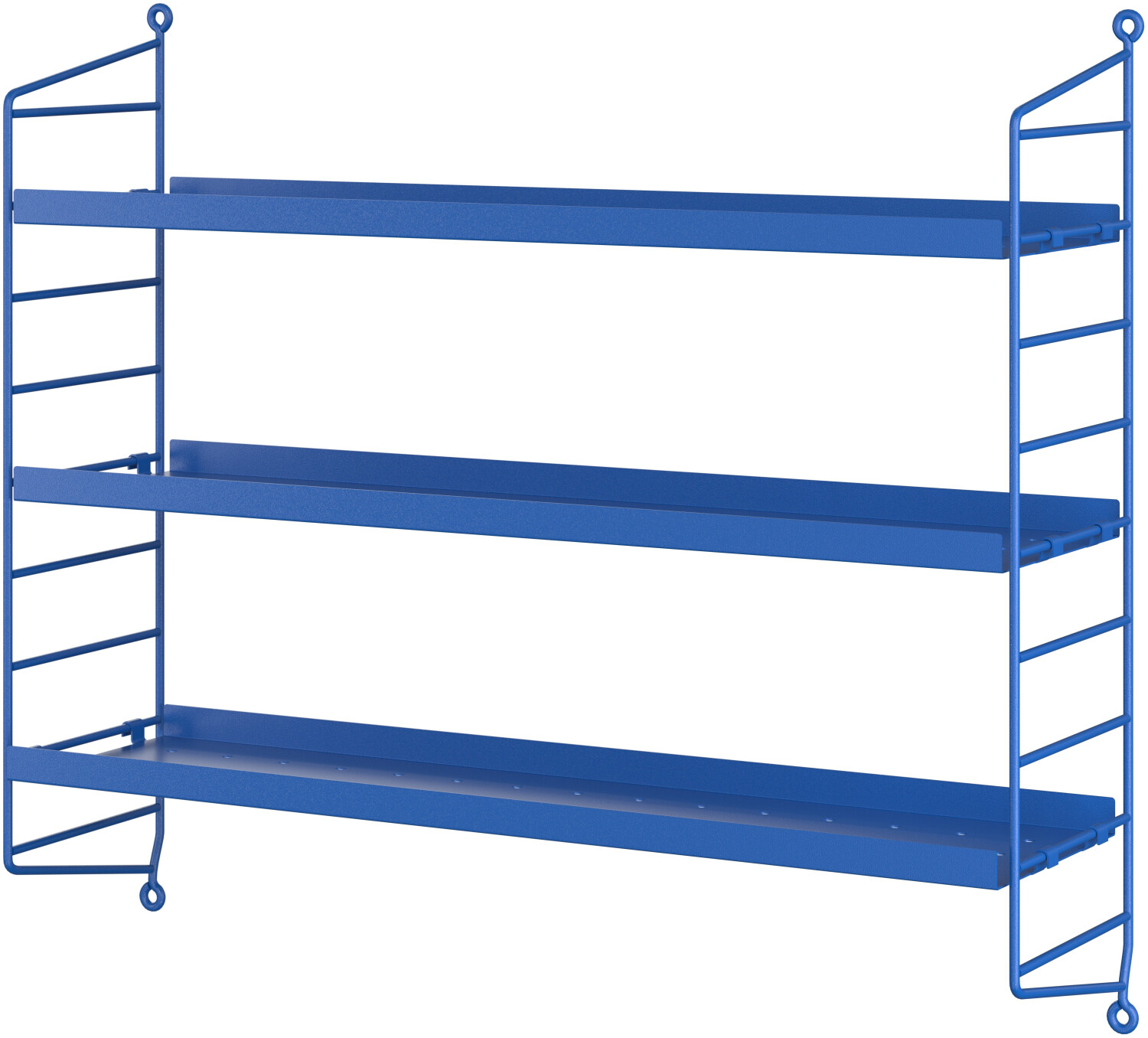 String Pocket wall shelf metal blue (SPM5015-48-48)
