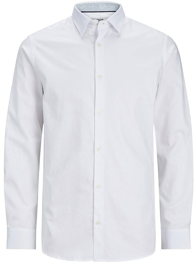 Jack & Jones Blanordic Detail Long Sleeve Shirt (12251007) white