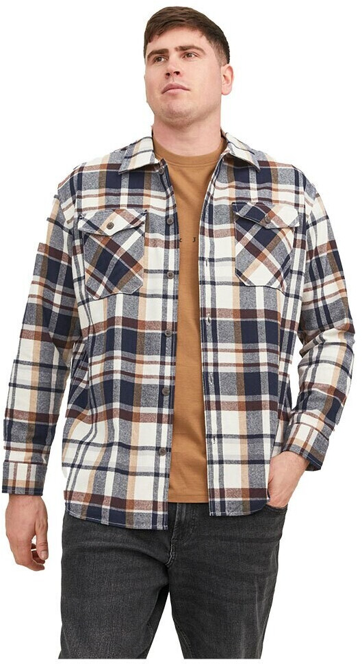 Jack & Jones Eddie Long Sleeve Shirt / Regular (12236741) grey