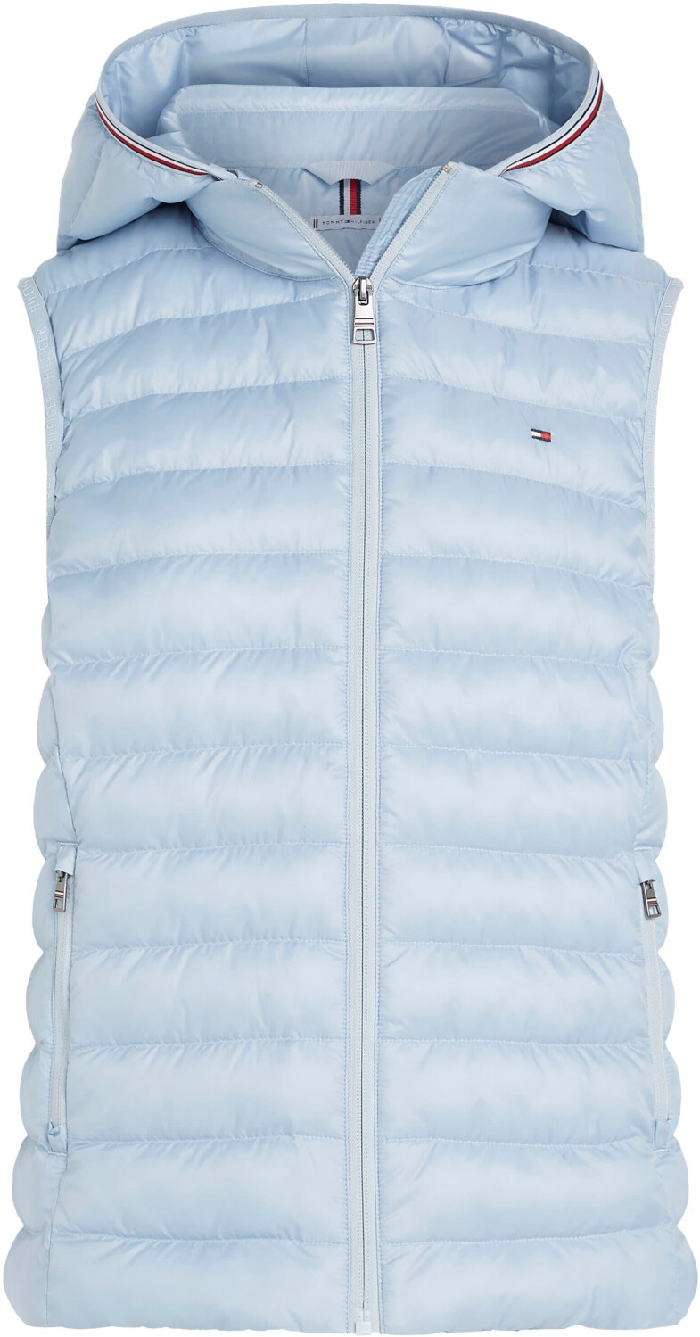 Tommy Hilfiger Padded Global Stripe Vest (WW0WW40779) breezy blue