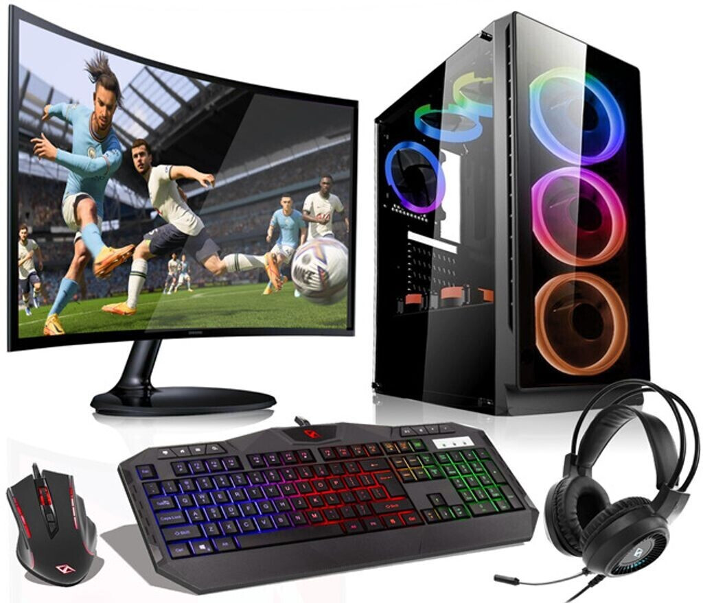 VIST KIT RGB Ryzen 5 3600/ RX 6600 / 64GB / SSD 1TB / W11 LCD 24''