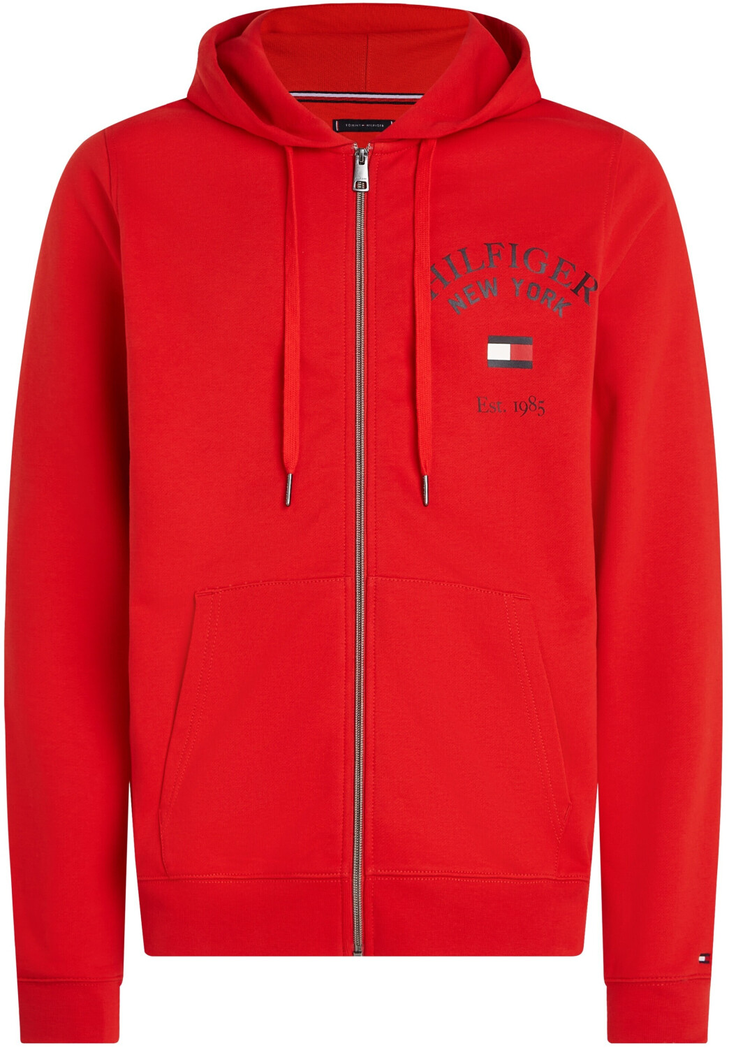Tommy Hilfiger Varsity Arched Logo Zip-Thru Hoody (MW0MW33644) red