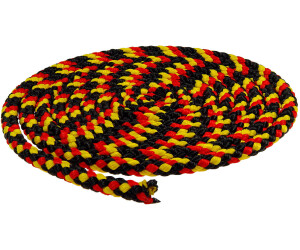 Sport-Tec Gymnastik Springseil Rope Skipping, 300 cm, Schwarz-Rot-Gold