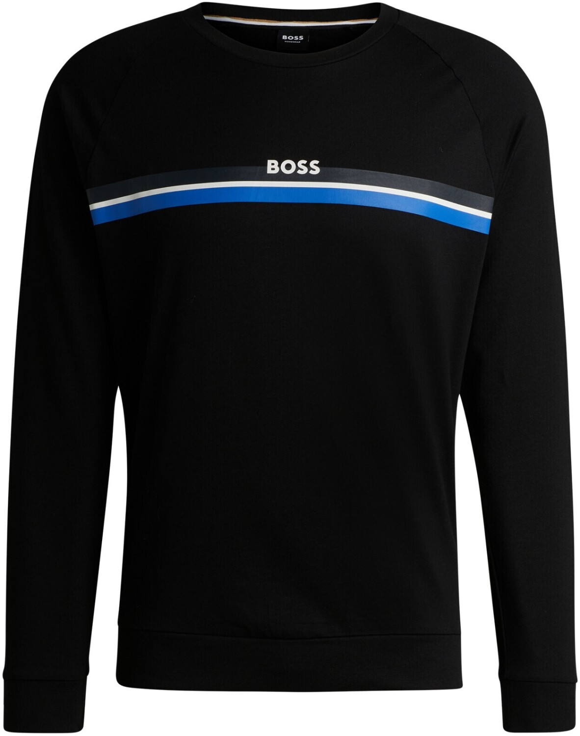 Hugo Boss Cotton terry sweatshirt with stripes and logo (50515159) black