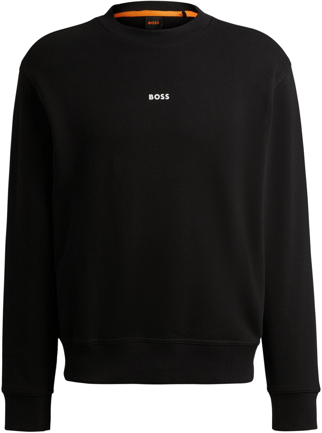 Hugo Boss Relaxed-fit cotton terry sweatshirt with contrasting logo (50514541) black