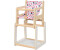 Goki Doll High Chair 2 in 1