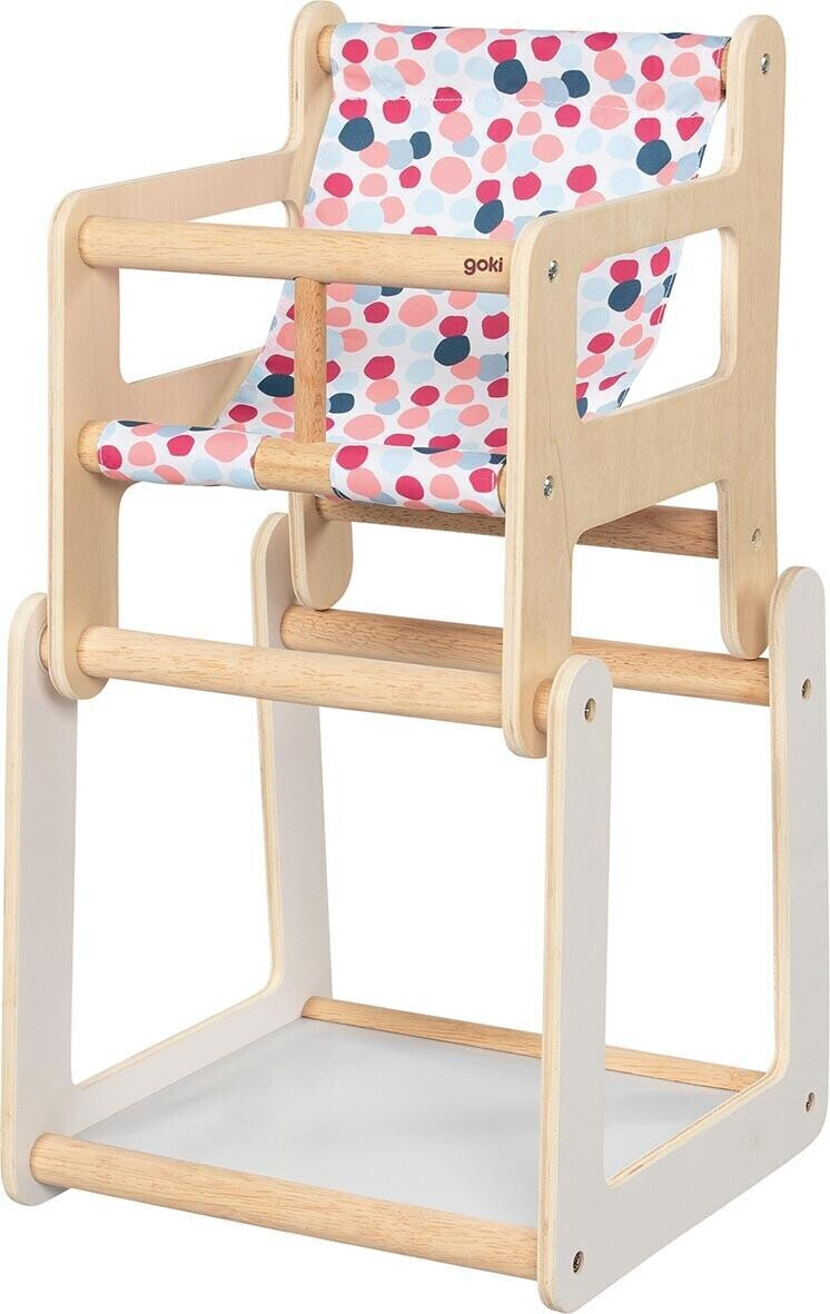Goki Doll High Chair 2 in 1