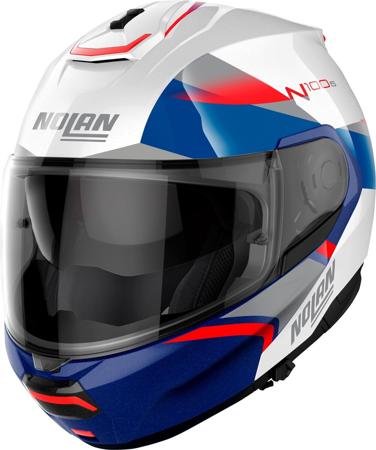Nolan N100-6 Paloma N-Com blanc/bleu/rouge