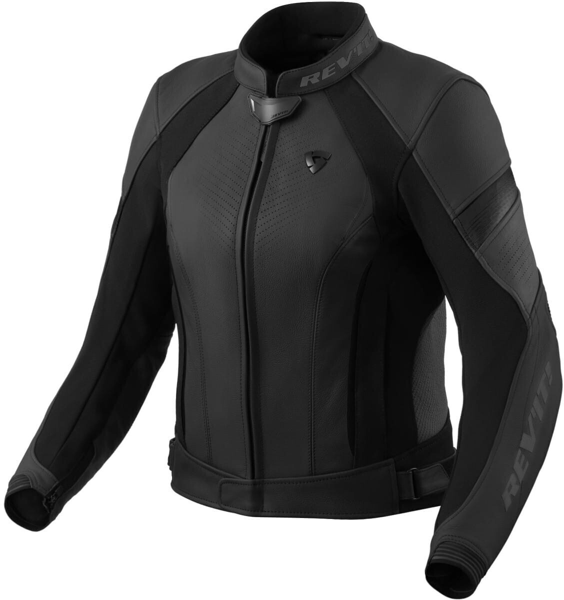 Photos - Motorcycle Clothing Revit REV'IT! REV'IT! Xena 4 Leather Jacket black/anthracite 