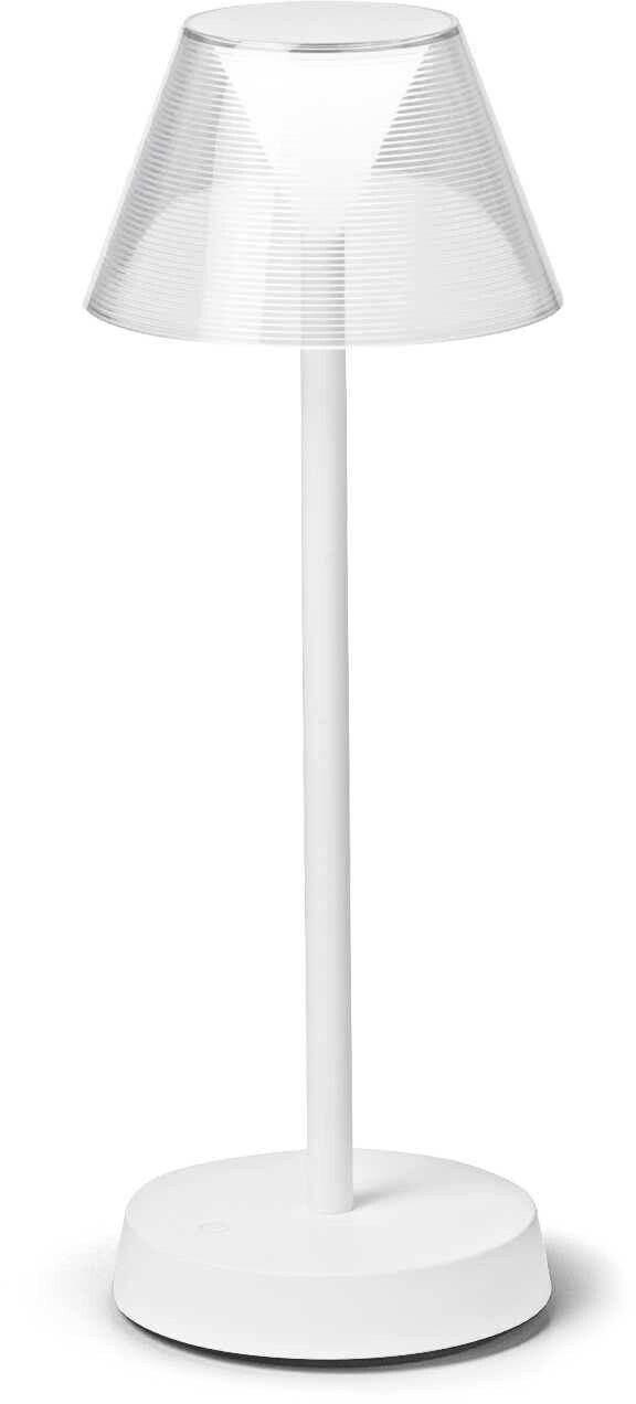 IDEAL LUX Lolita LED patio light, white battery