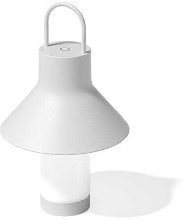 Loom Design Shadow Small LED battery table lamp, white, IP65