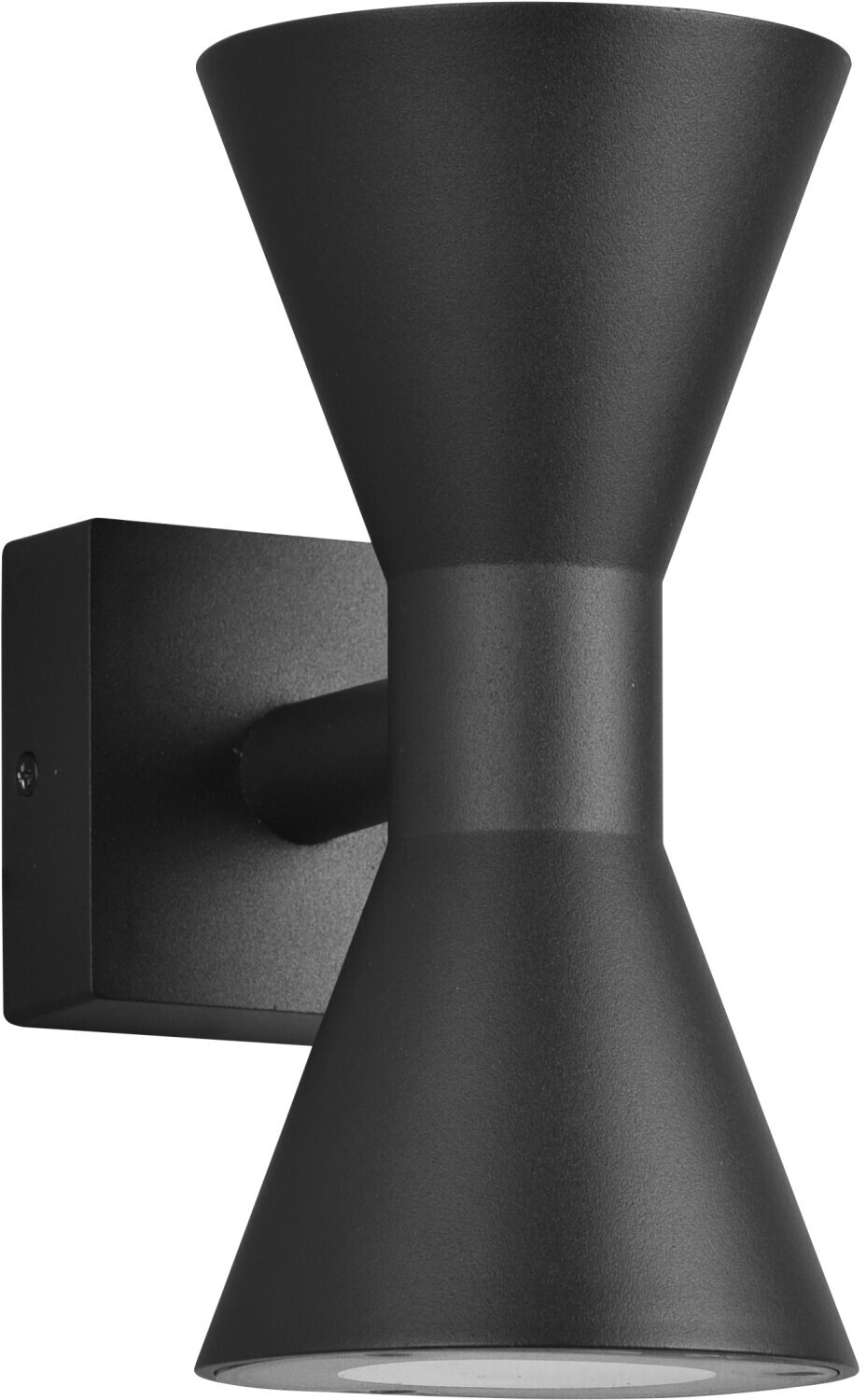 Trio Ardas outdoor wall light, up/down, 2 x GU10, black