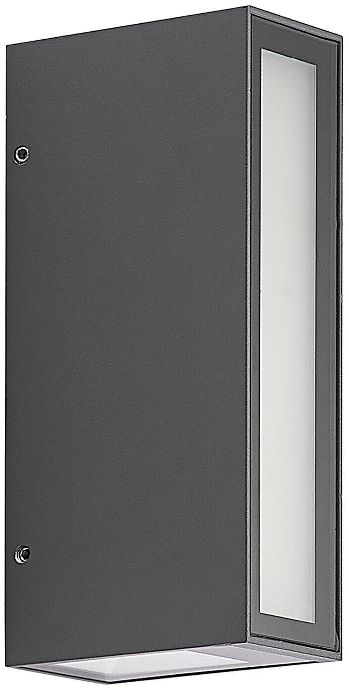 PRIOS Loriava LED outdoor wall lamp in dark gray