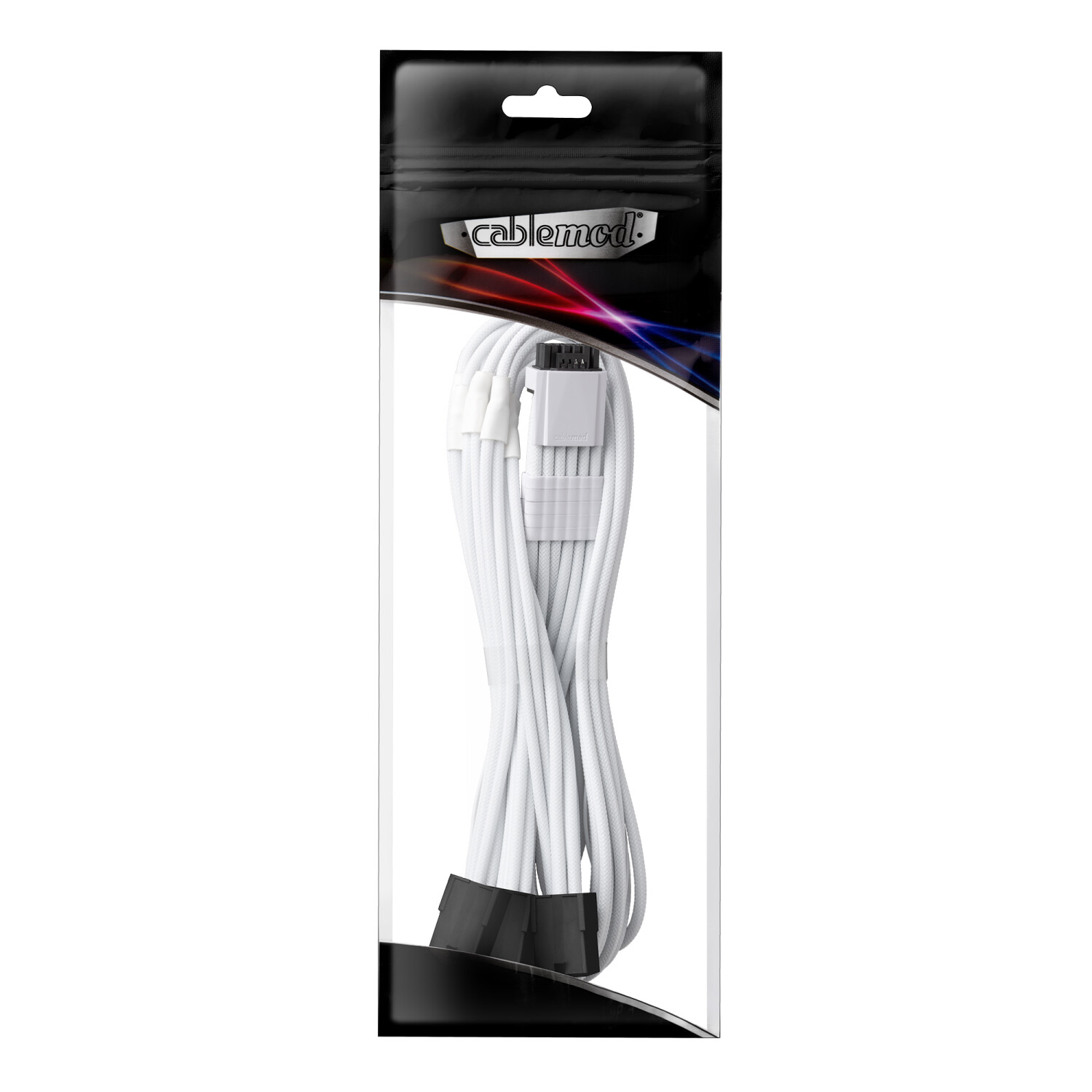 CableMod PRO ModMesh 12VHPWR StealthSense PCI-e Extension - White