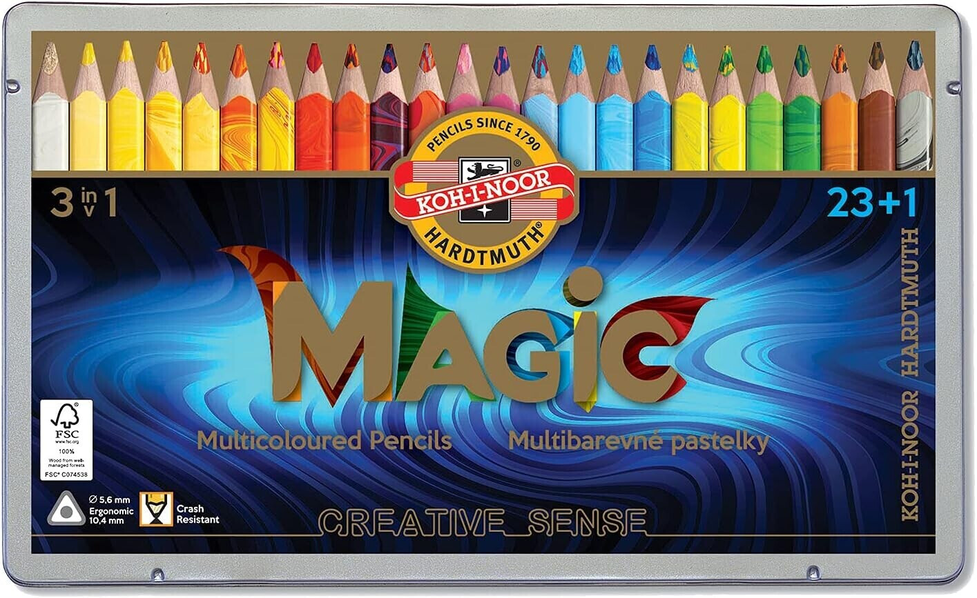 Koh-I-Noor Magic Multicolored Pencils Set of 24