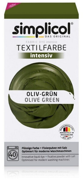 Simplicol Textilfarbe intensiv Oliv-Grün
