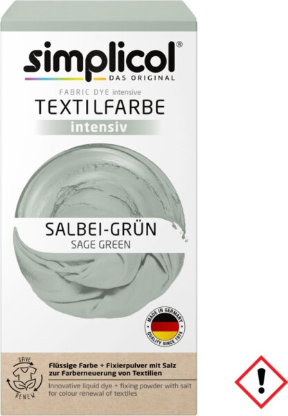 Simplicol Textilfarbe intensiv Salbei-Grün