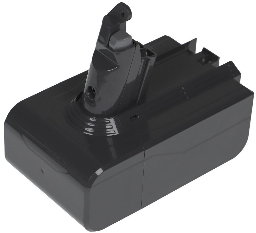 EXTENSILO Battery compatible with Dyson SV03, DC74 Animal, DC58, DC72, Absolute, DC62, DC61, DC62 Animal vacuum cleaner black (6000 mAh, 21.6 V, Li-Ion)