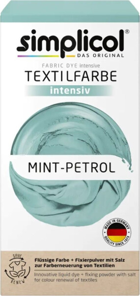 Simplicol Textilfarbe intensiv Mint-Petrol