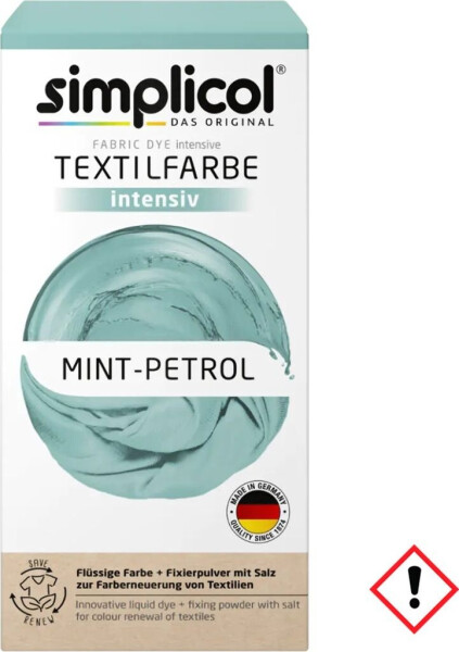 Simplicol Textilfarbe intensiv Mint-Petrol, Bild 2
