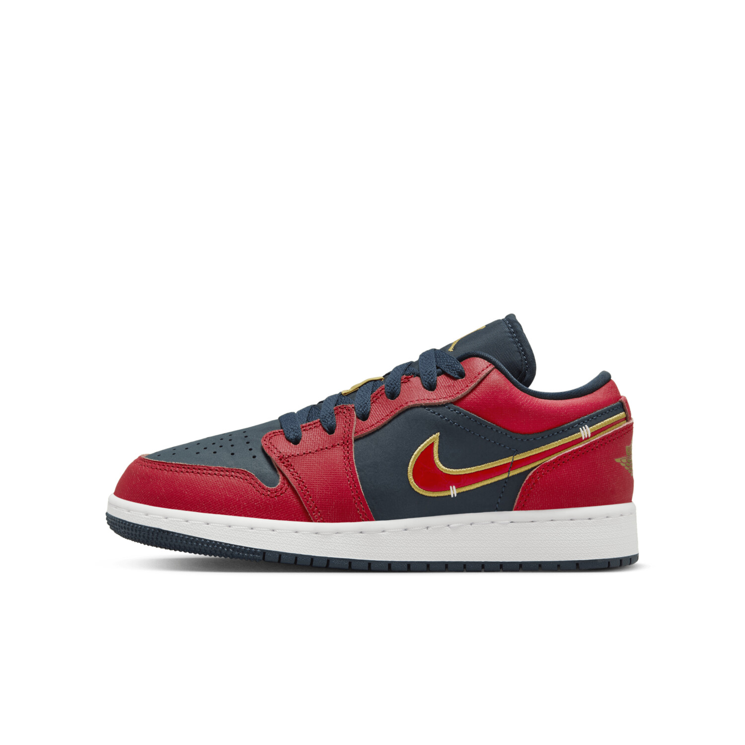 Nike Air Jordan 1 Low SE GS rot blau ab 71 92 Preisvergleich bei idealo