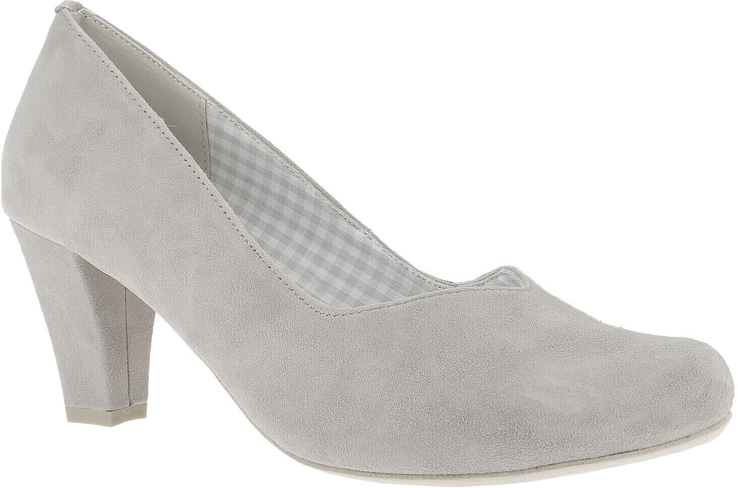 Hirschkogel Pumps Marie anthracite heel shoes leather suede