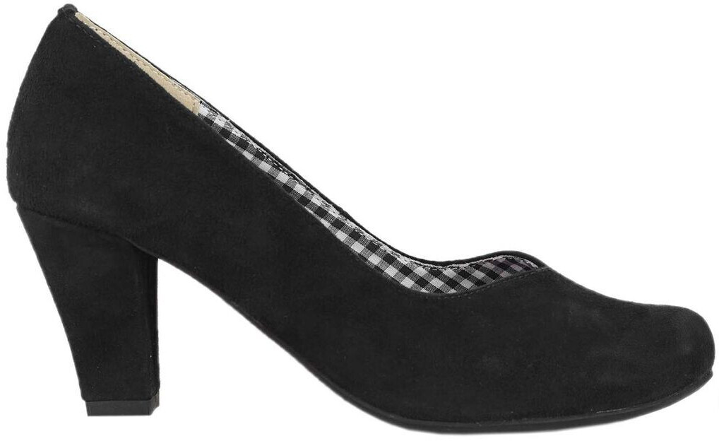 Hirschkogel Trachtenpumps Marie anthracite 5cm heel